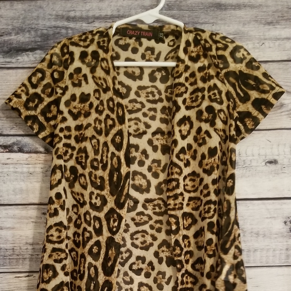 Crazy Train Kids Leopard XS Duster